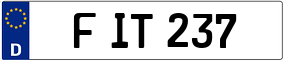 Truck License Plate